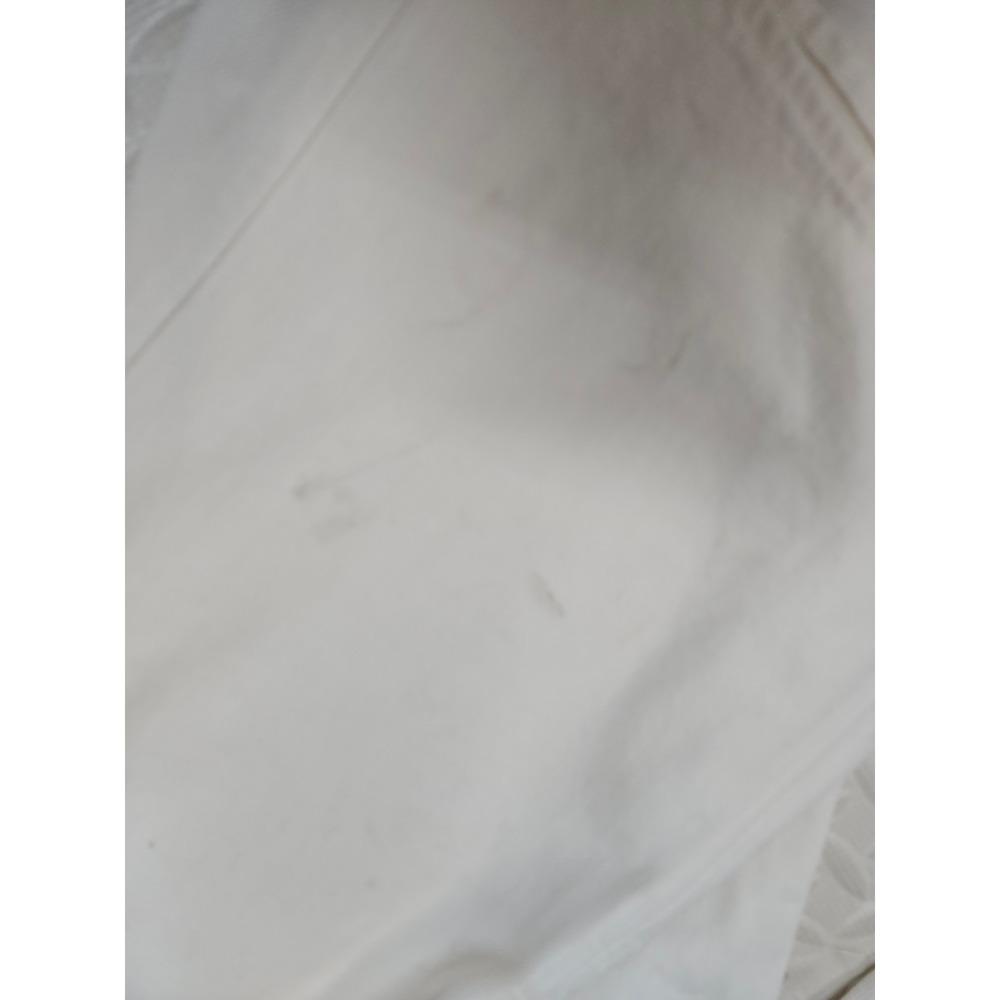 Sezane Will Jacket Ecru Organic Cotton Denim Overshirt XS Neutral Oversized - Picture 5 of 11